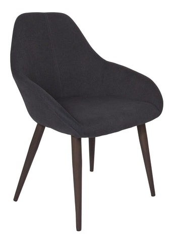 Tina Chair – Graphite / Walnut