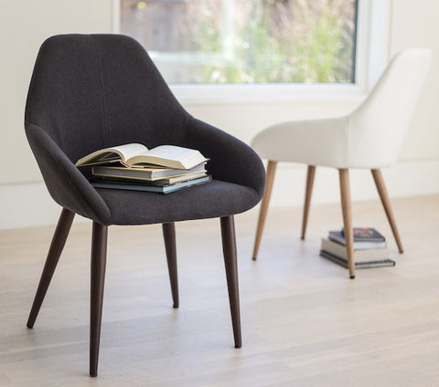 Tina Chair – Graphite / Walnut